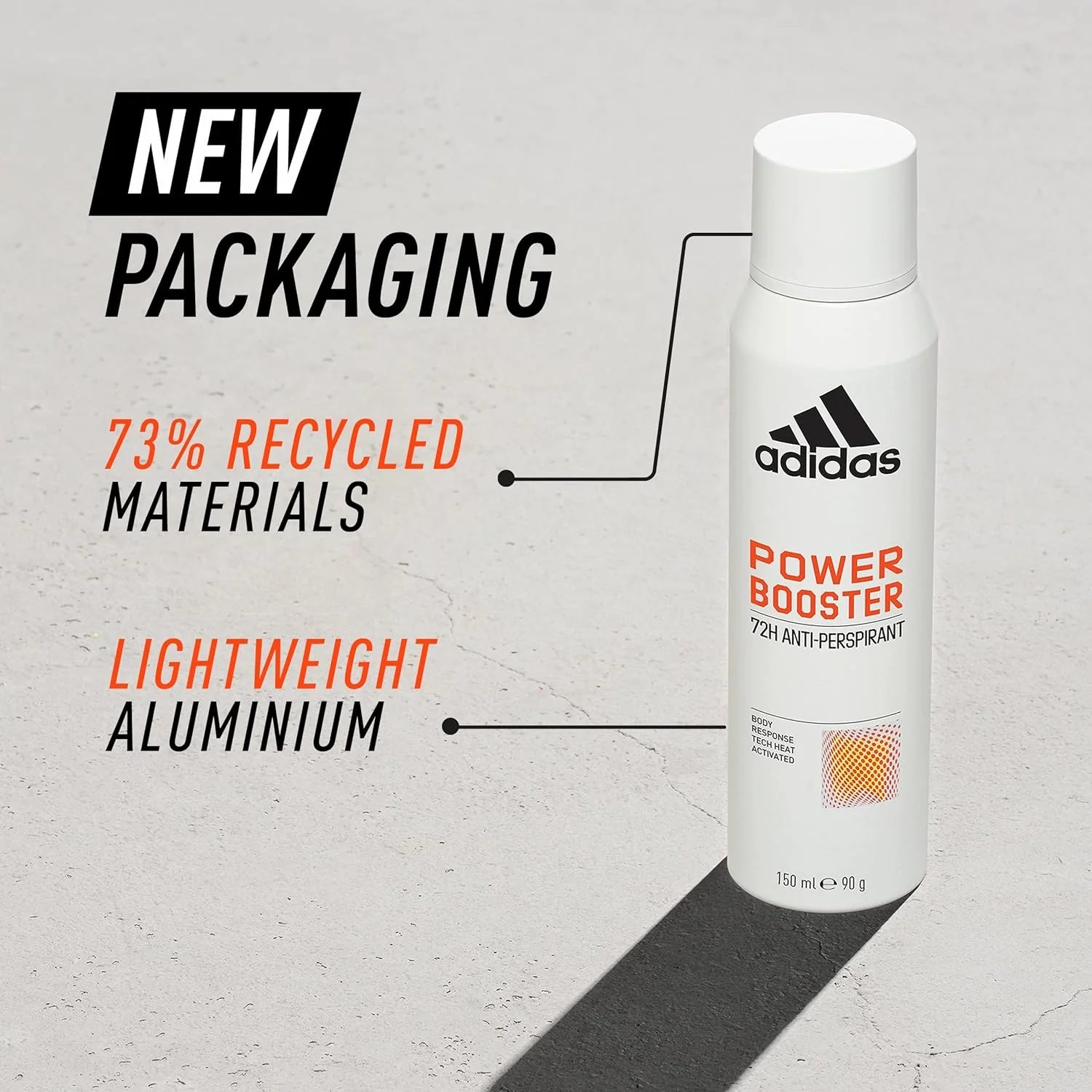 Adidas Power Booster Deodorant Spray 150Ml