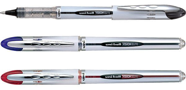 Uni-ball Vision Elite UB-200 Rollerball Pen — Blue, Black & Red