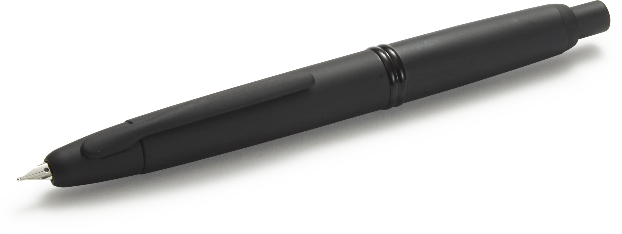 Pilot Capless Vanishing Point Fountain Pen – Matte Black BT (18K Gold Nib)