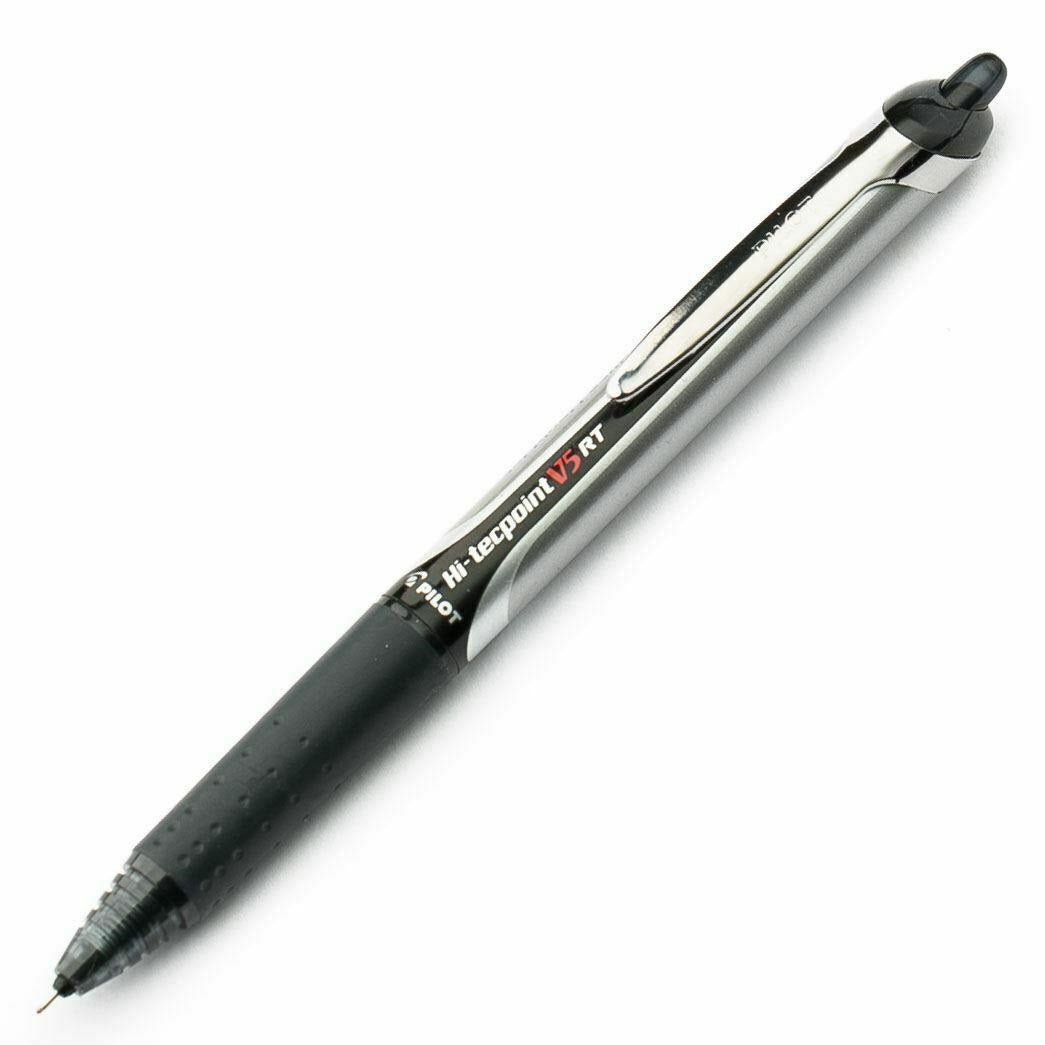 Pilot Hi-Tecpoint V5 RT Rollerball Pen 0.5mm – Blue & Black