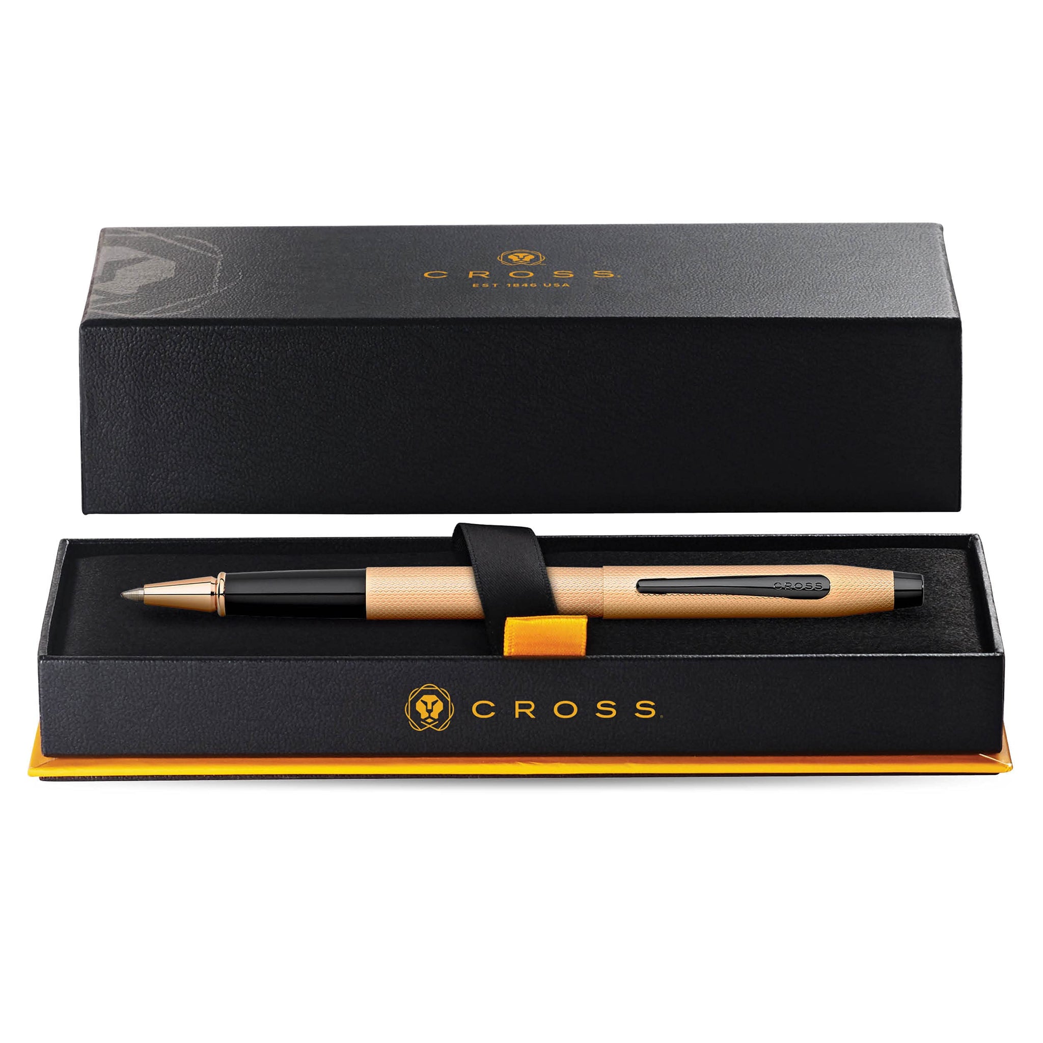Cross Classic Century Refillable Fountain Pen Medium Nib Brushed Rose Gold