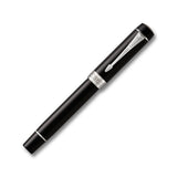 Parker Duofold Classic Black Fountain Pen – 18K Gold Nib | 23K Gold Trim