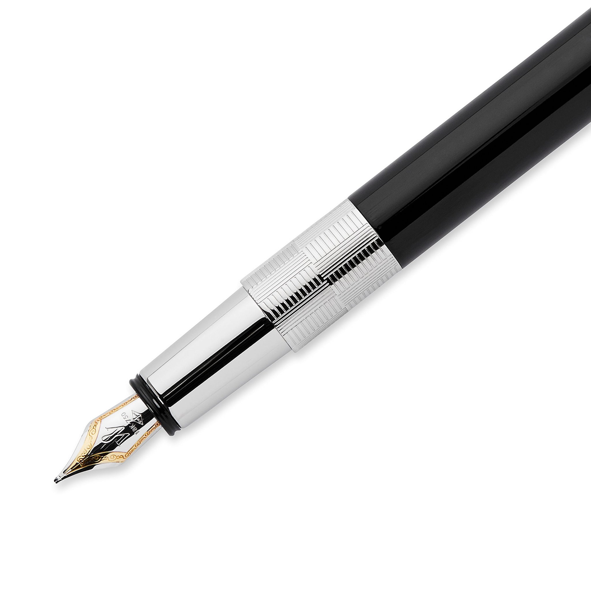 Waterman Elegance Fountain Pen – Black Lacquer ST | French Craftsmanship