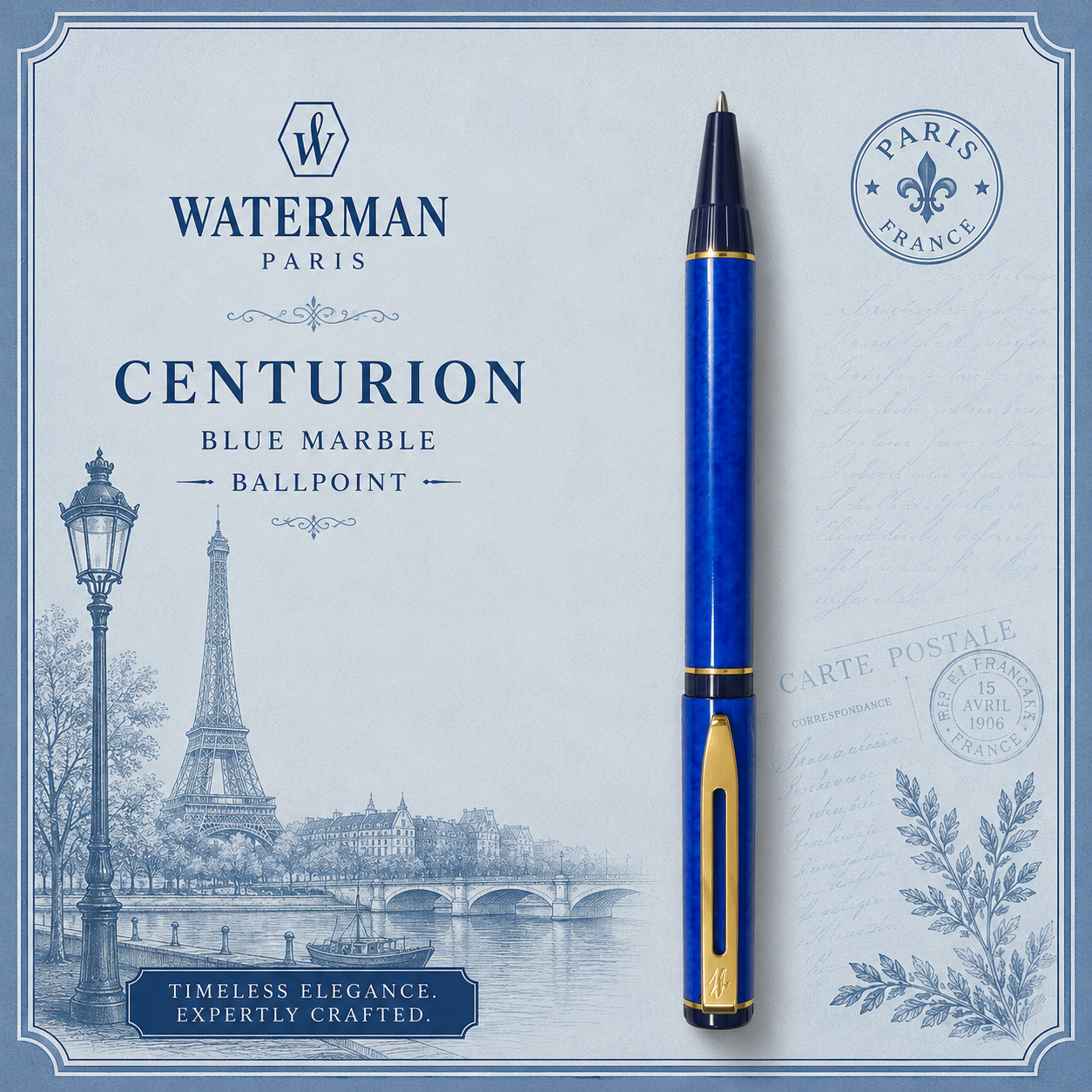 Waterman Centurion Ballpoint Pen – Marble Collection