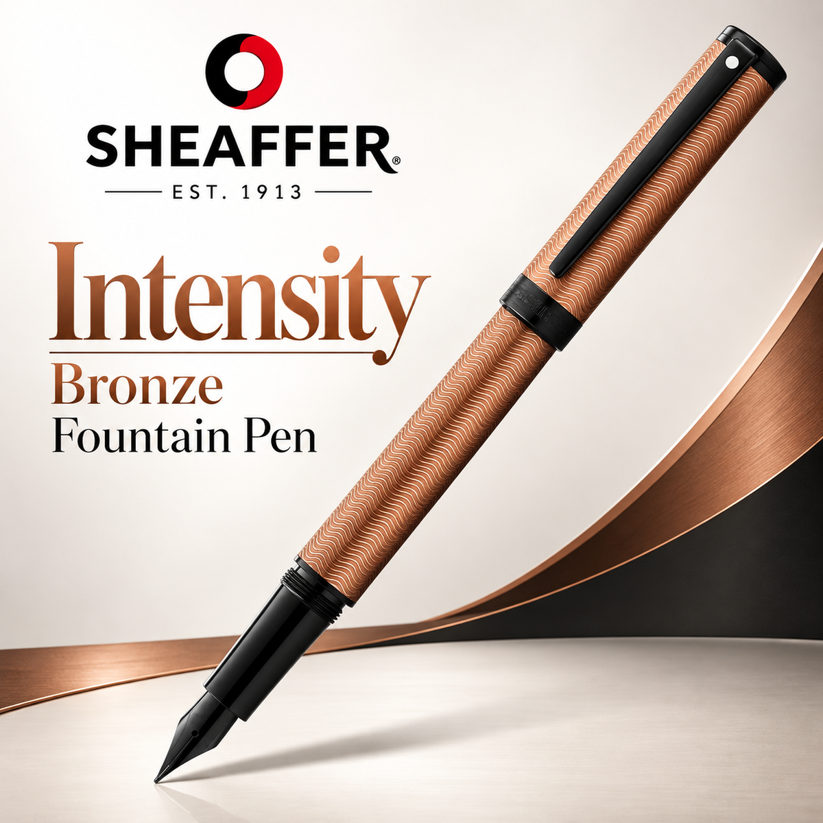 Sheaffer Intensity Bronze Fountain Pen – Black Trim