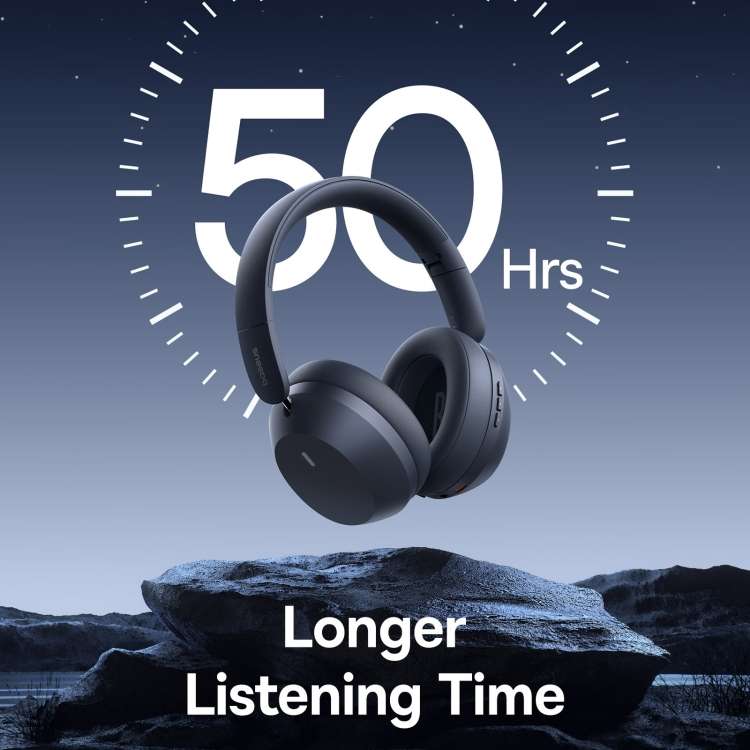 Baseus Bass 35 Max Wireless Headphones – Bluetooth 5.3 | 50H Battery | Deep Bass