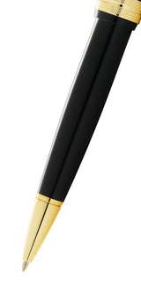 Cross Bailey Light Ballpoint Pen - Black & Gold, Blue Ink