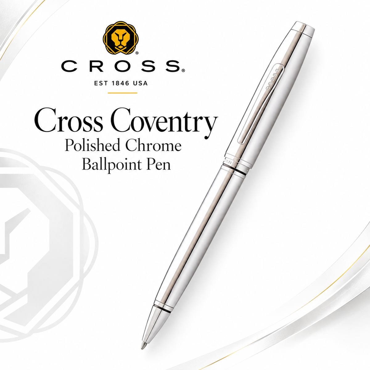 Cross Coventry Polished Chrome Ballpoint Pen