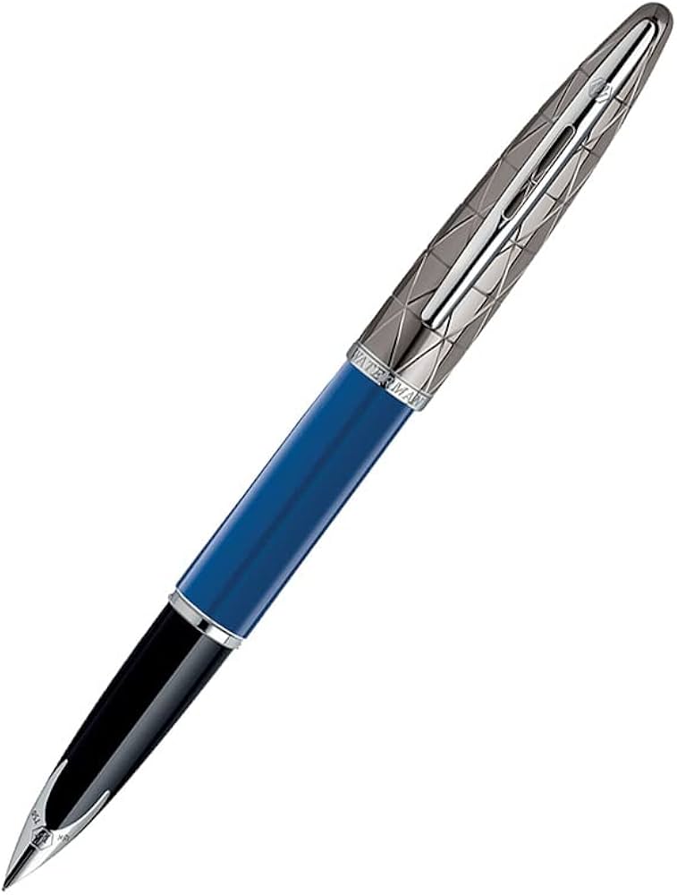 Waterman Carène Contemporary Blue & Gun Metal ST Fountain Pen