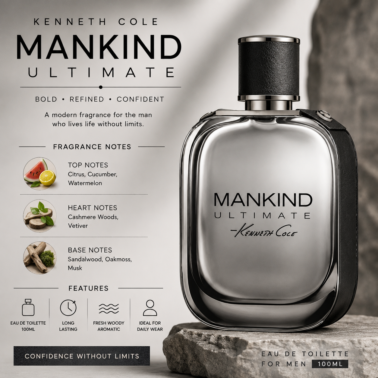 Kenneth Cole Mankind Ultimate For Men Edt 100ml