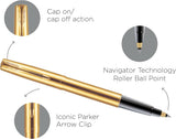 Parker Frontier Rollerball Pen – Gold Trim | Blue Ink