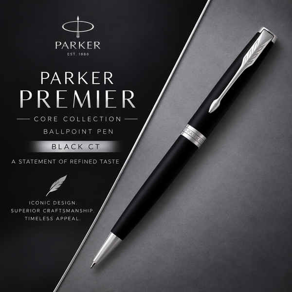 Parker Premier Core Black CT Ballpoint Pen