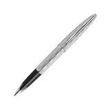 Waterman Carène Essential Fountain Pen – Silver with Silver Trim (18K Gold Nib)