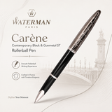 Waterman Carène Contemporary Black & Gunmetal ST Rollerball Pen