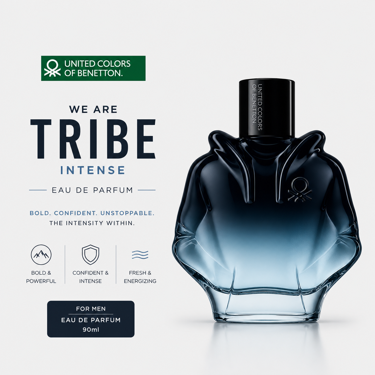 Benetton Tribe Intense for Men — Eau de Parfum 90ml