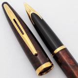 Waterman Carène Fountain Pen – Marine Amber with Gold Trim (18K Gold Nib)