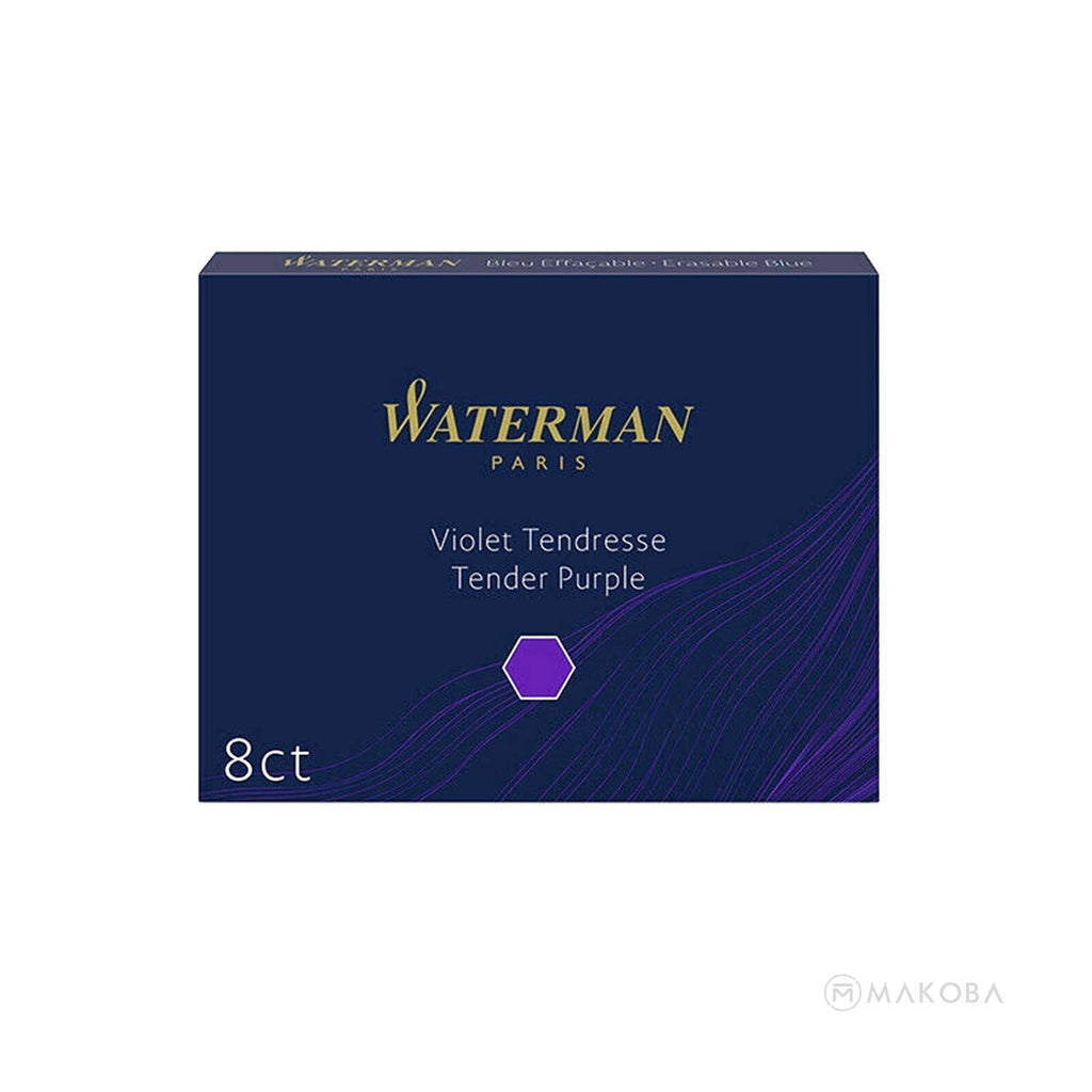Waterman Ink Cartridge 1×6 – 4 Colors (Blue, Green, Purple, Red)