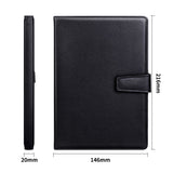 Deli E3301 Hard Leather Cover 25K Notebook – 120 Sheets