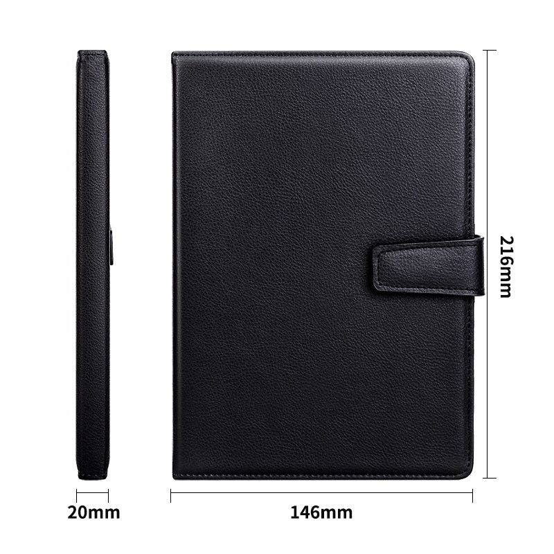 Deli E3301 Hard Leather Cover 25K Notebook – 120 Sheets