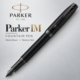 Parker IM Fountain Pen Matte Black Medium Nib