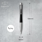 Parker Urban Metal Urban Series Matt Black CT Ballpoint Pen