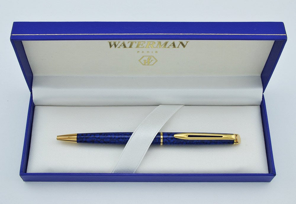 Waterman Hemisphere Marble Blue Ballpoint Pen