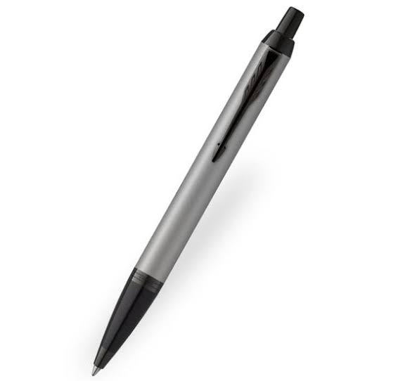 Parker IM Achromatic Matte Grey Ballpoint Pen with Black PVD Trim