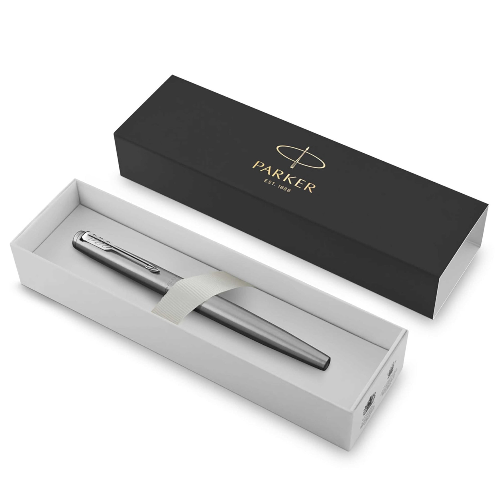 Parker Jotter Core Fountain Pen – Stainless Steel with Chrome Trim | Premium Fountain Pen