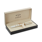 Parker Ingenuity Slim 5th Technology Rollerball Pen | Pearl & Metal GT, Fine