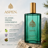 Coty Aspen cologne spray for men 118ml, fresh fragrance bottle