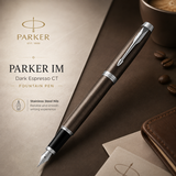 Parker IM Core Fountain Pen – Dark Espresso CT