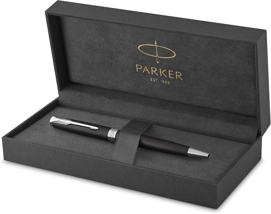 Parker Sonnet Core Series Black CT Slim Ballpoint Pen