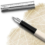 Waterman Allure Deluxe White CT Fountain Pen – Fine Nib (F)