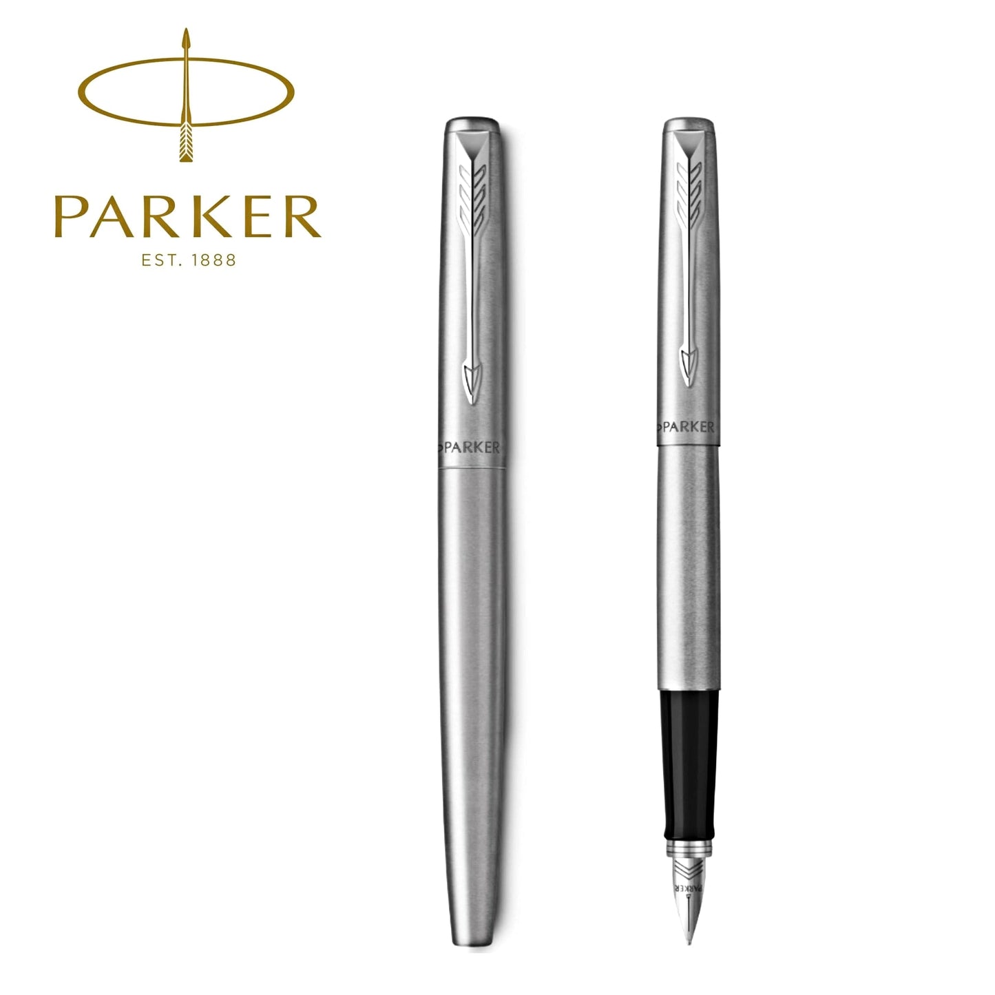 Parker Jotter Stainless Steel Chrome Trim Fountain Pen