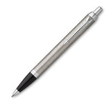 Parker IM Premium Ballpoint Pen – Brushed Stainless Steel with Chrome Trim | Premium Ballpoint Pen