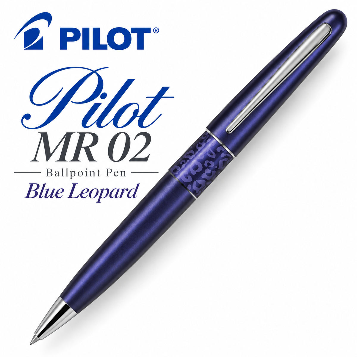 Pilot MR 02 Ballpoint Pen – Blue Leopard