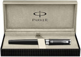 Parker Ingenuity Large 5th Technology Rollerball Pen | Black Lacquer CT, Fine