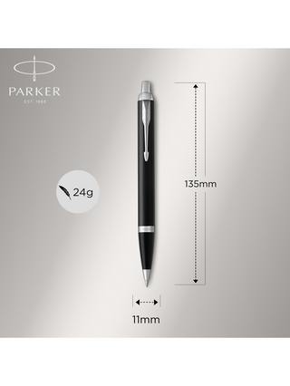 Parker IM Premium Ballpoint Pen – Matte Black with Chrome Trim | Premium Ballpoint Pen