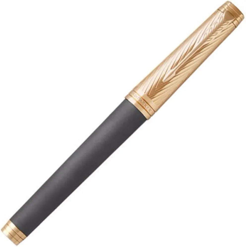 Parker Premier Custom Storm Grey GT Fountain Pen – Fine Nib | Made in France