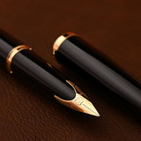 Waterman Carène Fountain Pen – Black Sea with Gold Trim (18K Gold Nib)