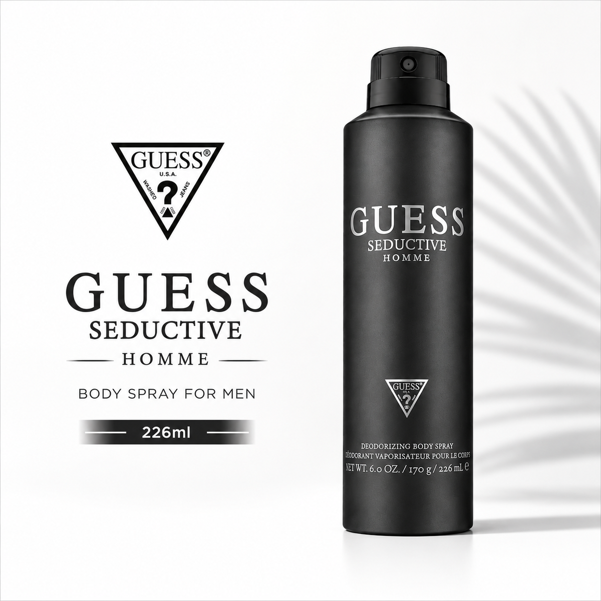 GUESS Seductive Homme Body Spray for Men – 226ml