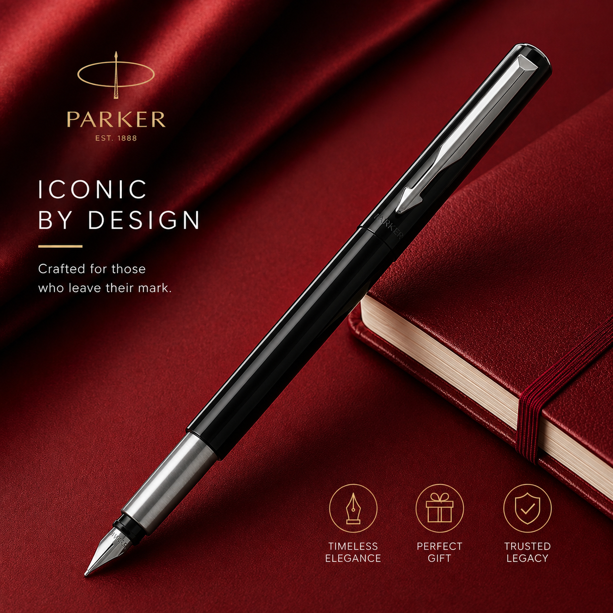 Parker Vector Standard Fountain Pen – Black
