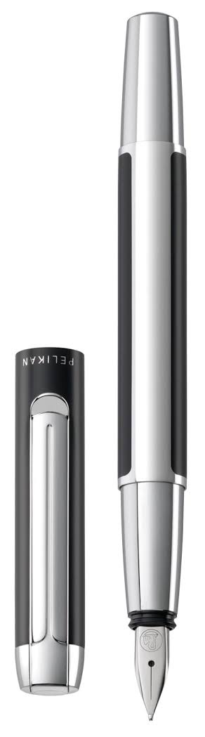 Pelikan Pura P40 Black-Silver Fountain Pen
