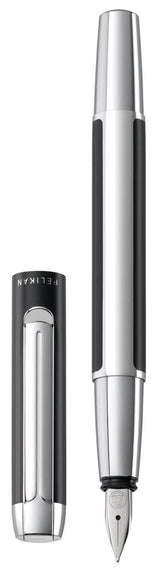 Pelikan Pura P40 Black-Silver Fountain Pen