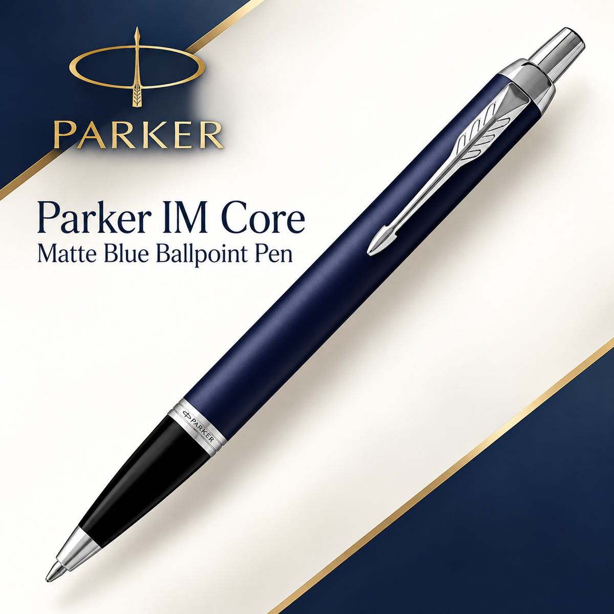 Parker IM Core Matte Blue Ballpoint Pen