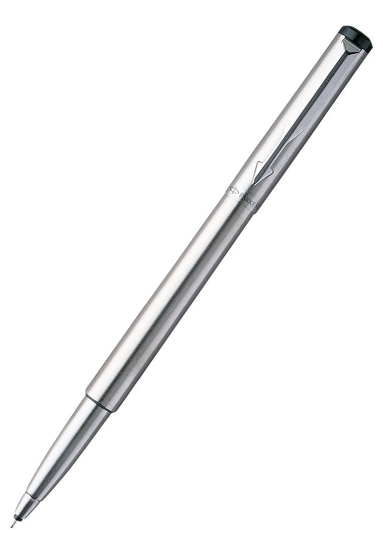 Parker Standard Stainless Steel Rollerball Pen | Smooth Liquid Ink Writing