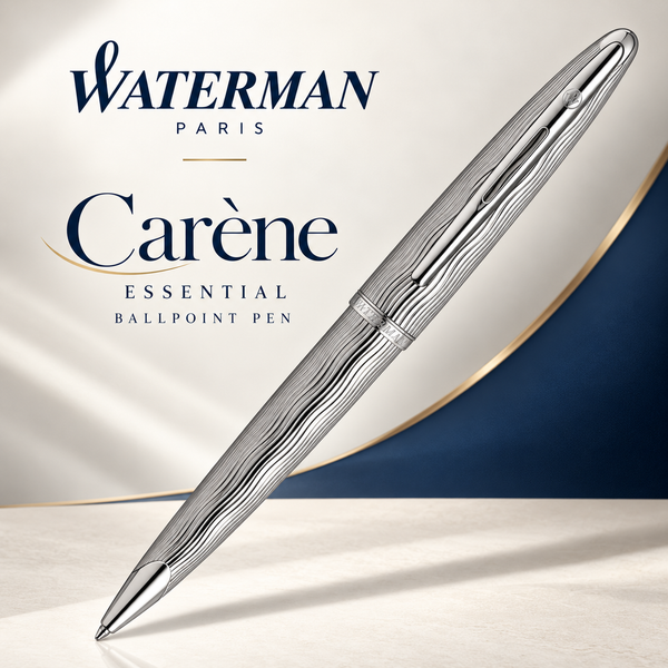 Waterman Carène Essential Ballpoint Pen – Silver with Silver Trim