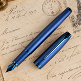 Parker IM Monochrome Blue Fountain Pen – Matching Blue Trim