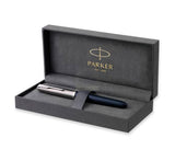 Parker 51 Rebirth Fountain Pen – Midnight Blue with Chrome Trim | Premium Fountain Pen