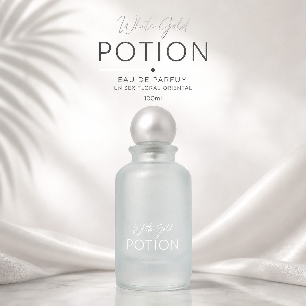 Potion White Gold Eau De Parfum 100ml – Unisex Floral Oriental